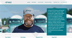 Desktop Screenshot of johnsonspropane.com