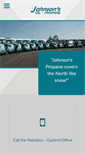 Mobile Screenshot of johnsonspropane.com